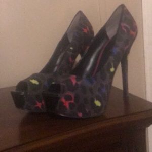 Nine West heels multicolor